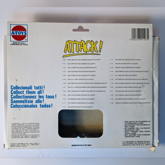 A-Toys Attack 1/72 scale WWII German Infantry Russian Infantry Figure INCOMPLETE - Picture 11 of 16